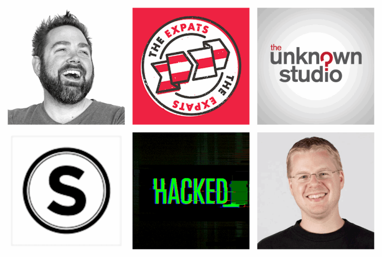 podcastmeetupcollage